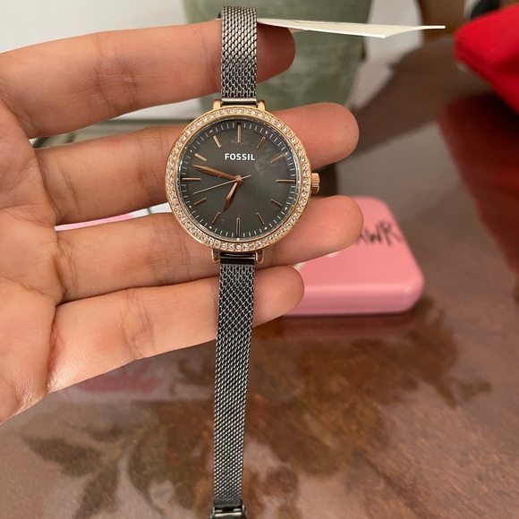 NEW AUTHENTIC FOSSIL CLASSIC MINUTE ROSE - Picture 7 of 10